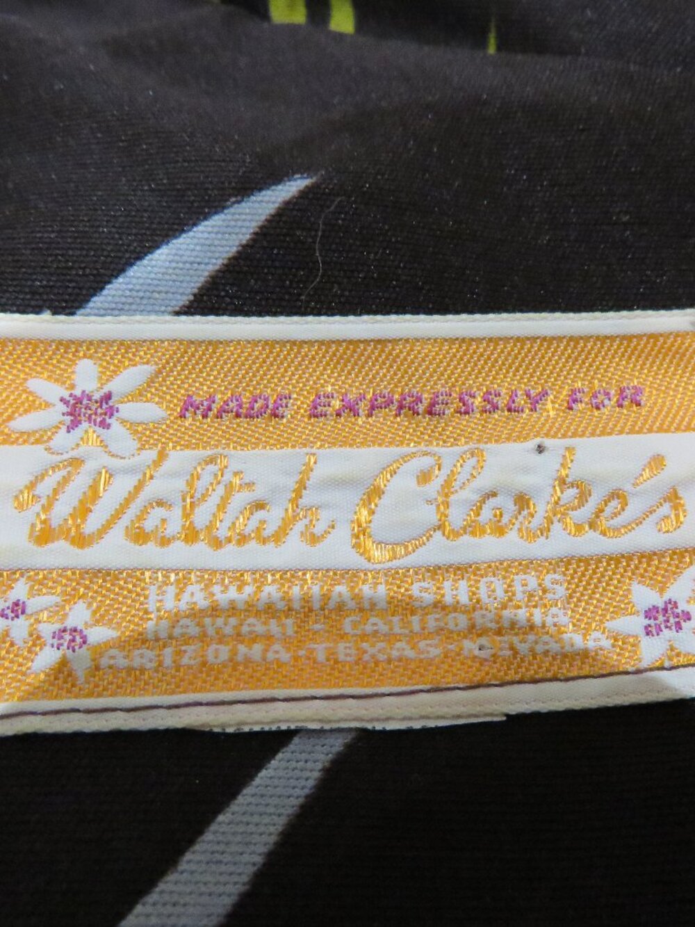VINTAGE WALTAH CLARKE'S HAWAII Hawaiian Muumuu Floral Maxi Dress Retro Tropical - Picture 14 of 14